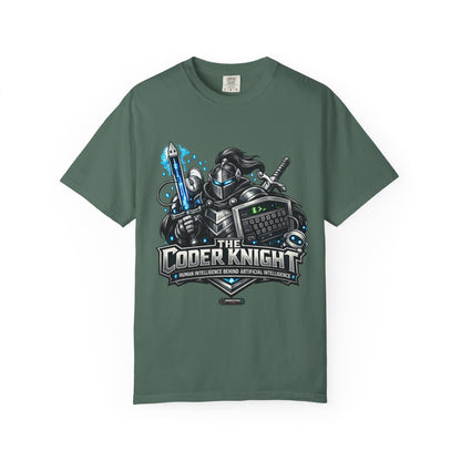 Coder Knight T-Shirt — Gaming & Programmer Graphic Tee