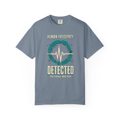 MUSIC: Human Frequency Detected" Graphic Tee