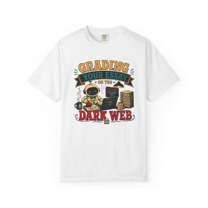 BTS: Grading Your Essay in the Dark Webb - Graphic Tee (Teacher / Parent Humor)