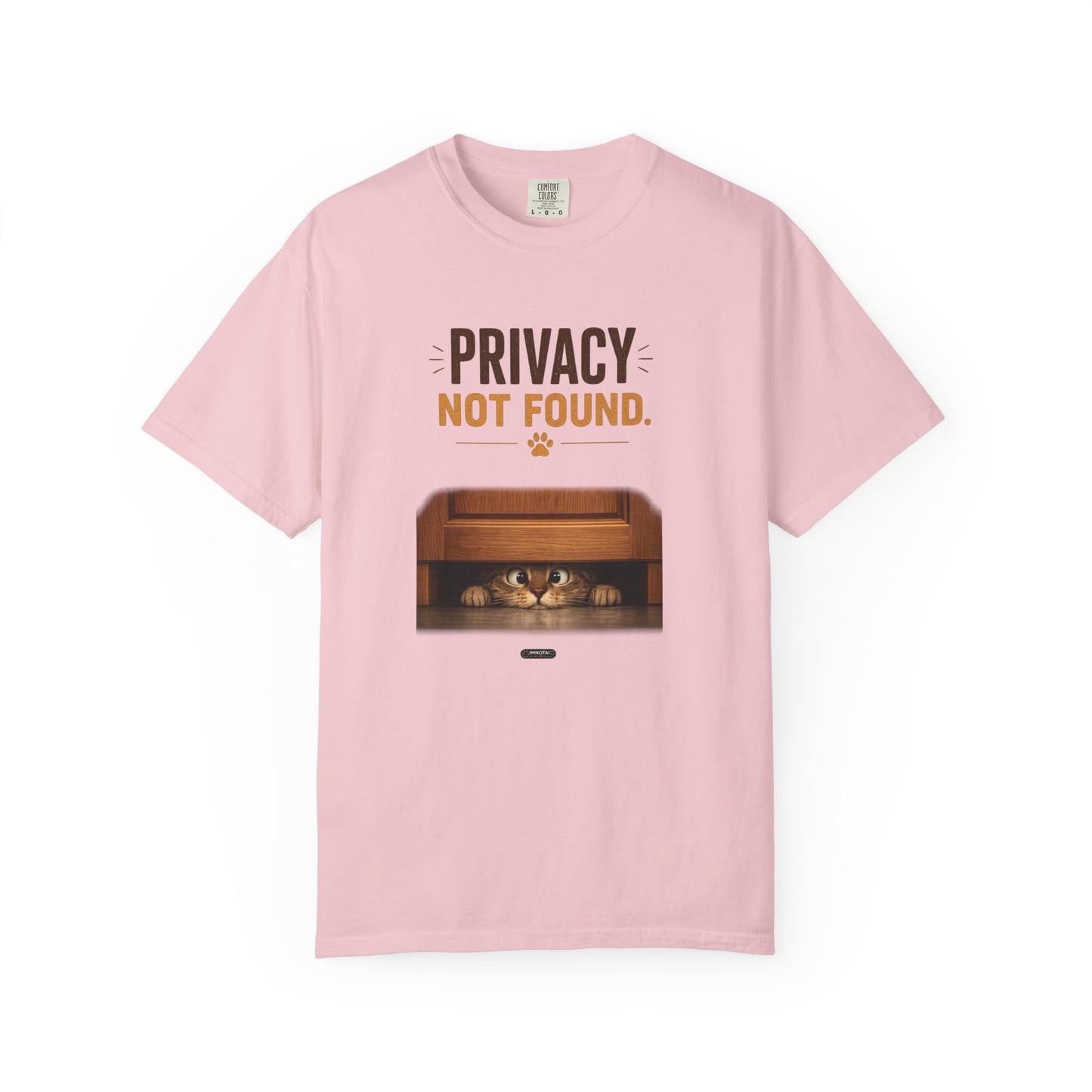 CAT: Privacy Not Found Cat T-Shirt