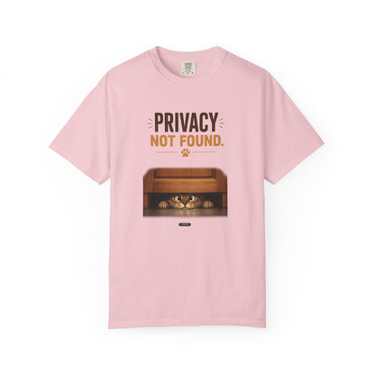 CAT: Privacy Not Found Cat T-Shirt