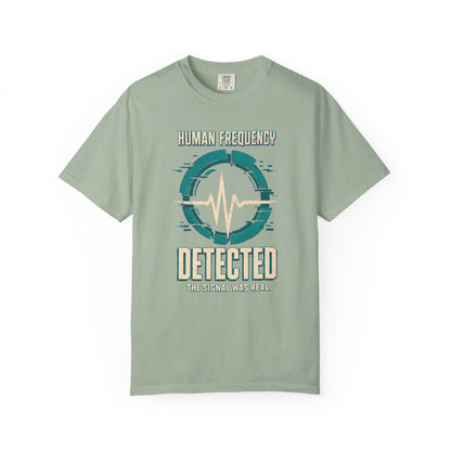 MUSIC: Human Frequency Detected" Graphic Tee