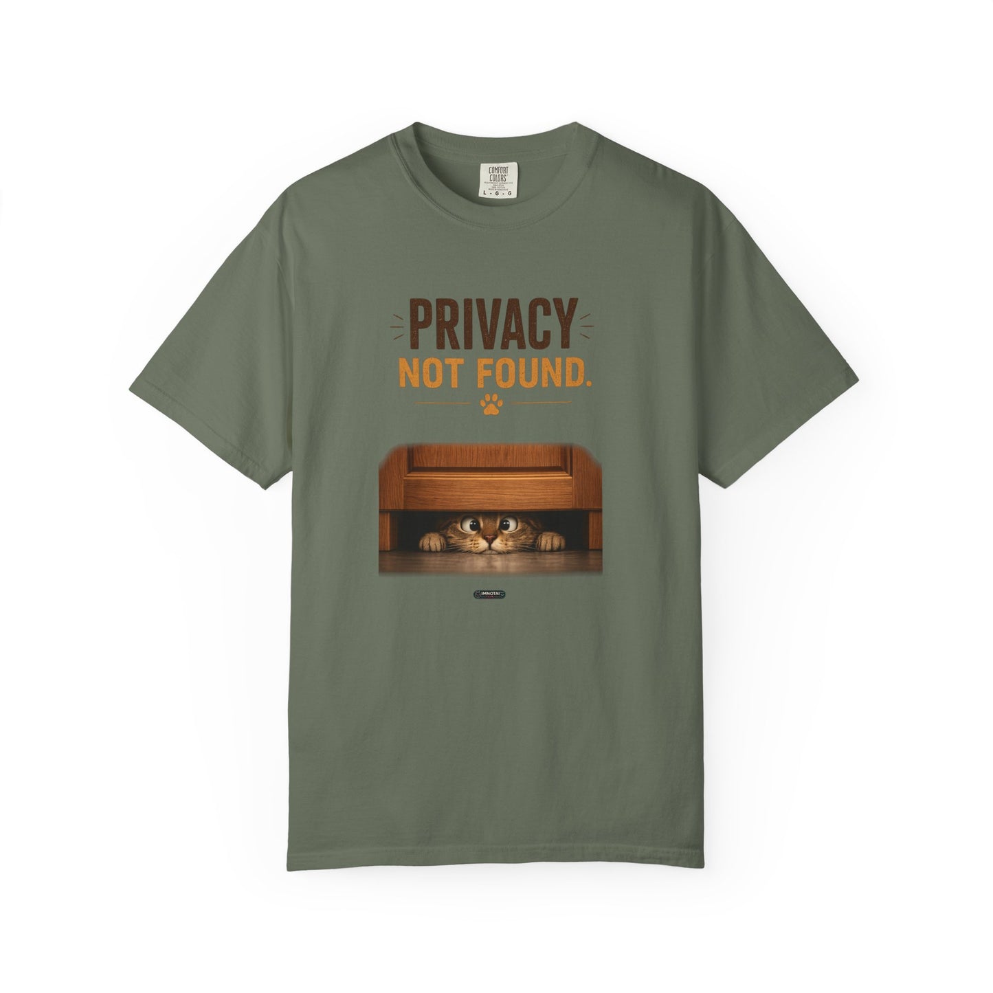 CAT: Privacy Not Found Cat T-Shirt