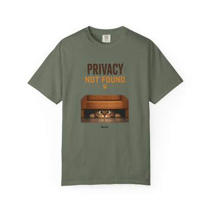 CAT: Privacy Not Found Cat T-Shirt