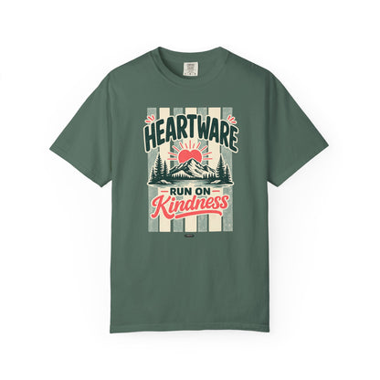 HUMANWARE : HEARTWARE. Run on Kindness. Retro Nature T-Shirt