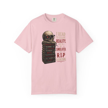 BOOKTee: I Read to Escape Reality Gothic Book Lover Tee