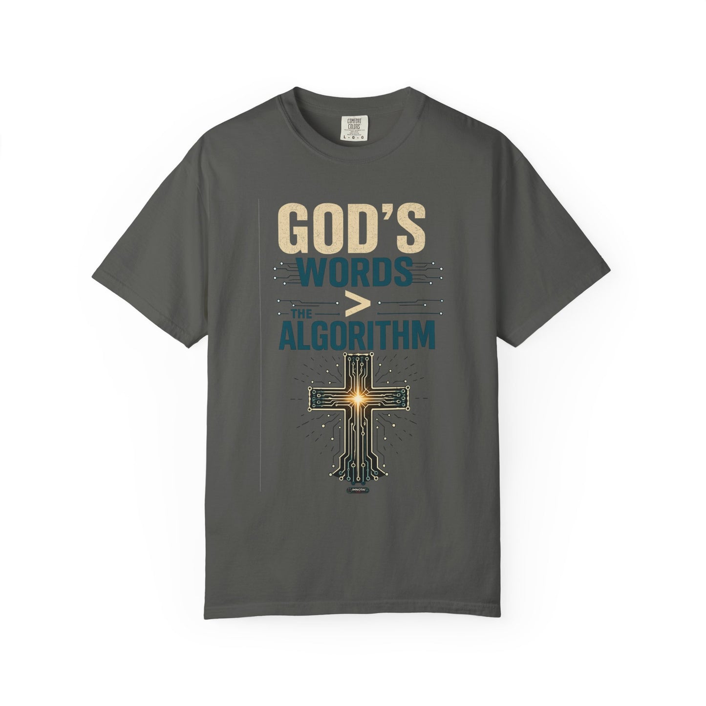 DigitalDivine: GOD'S WORDS > THAN ALGORITHM T-Shirt