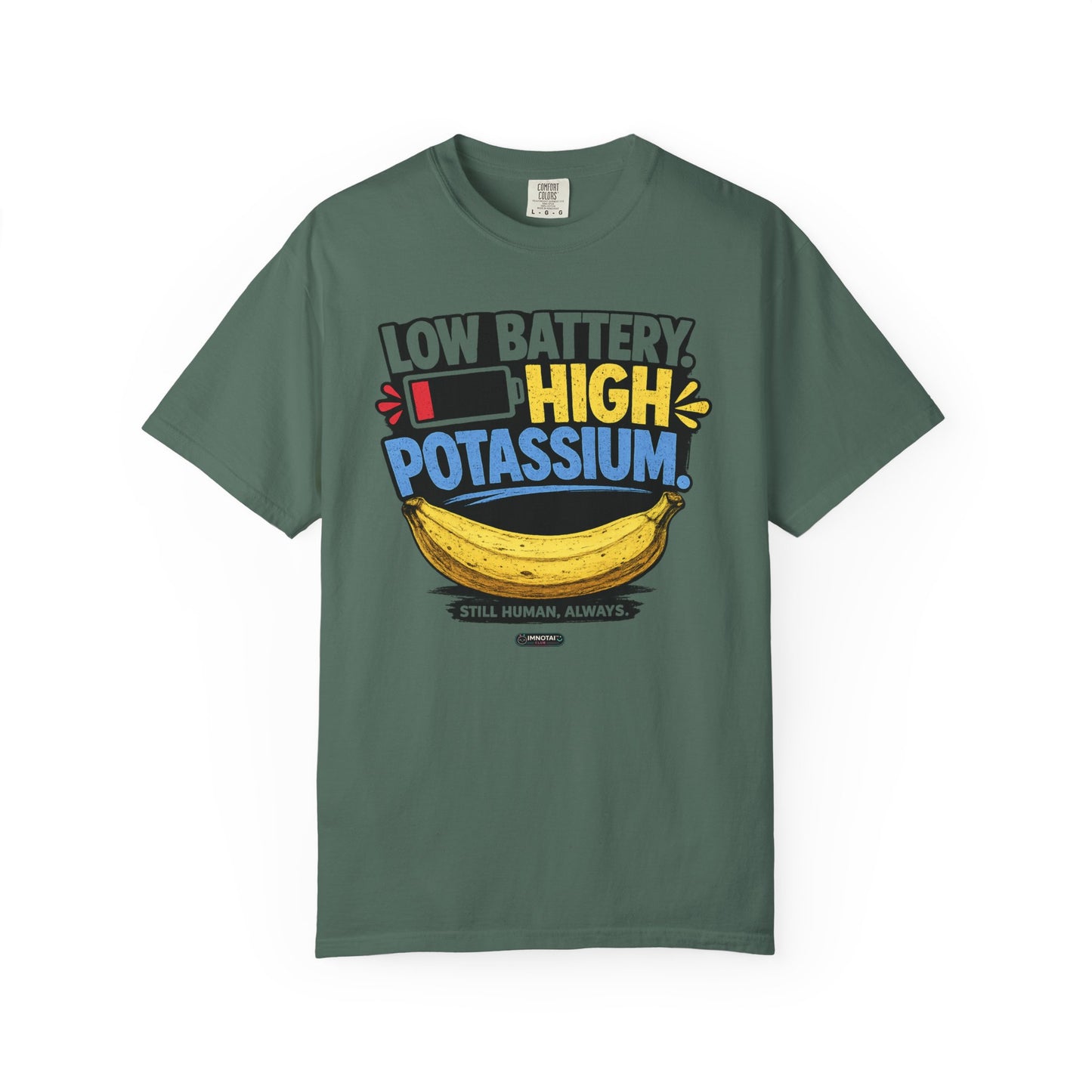 Low Battery, High Potassium Banana T-Shirt