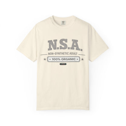 NSA 'Non-Synthetic Adult' 100% Organic T-Shirt