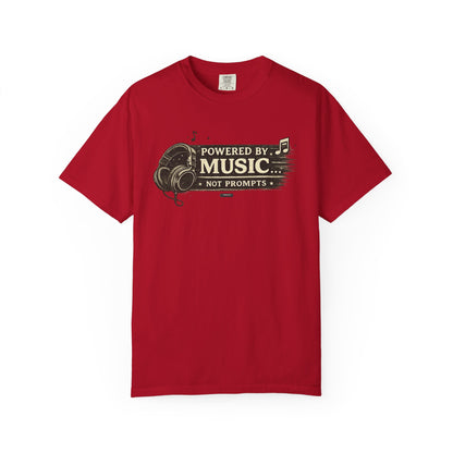 Music: Headphones Graphic "Not Prompts" T=Shirts