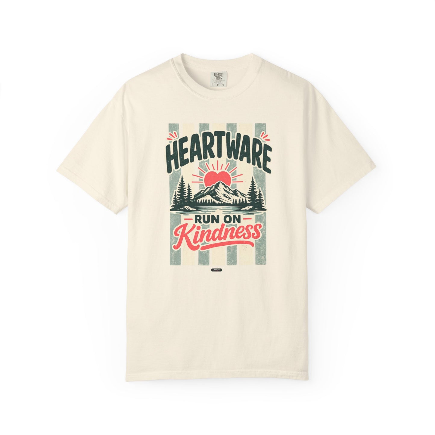 HUMANWARE : HEARTWARE. Run on Kindness. Retro Nature T-Shirt