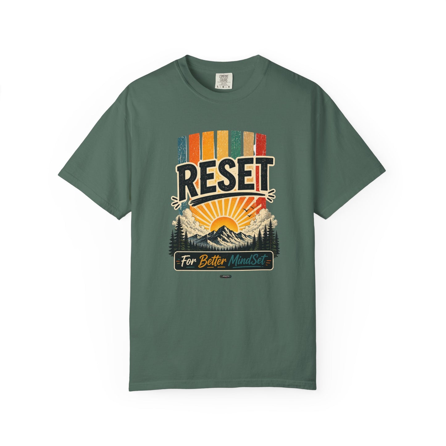HUMANWARE : RESET For Better Mindset. Retro Nature T-Shirt