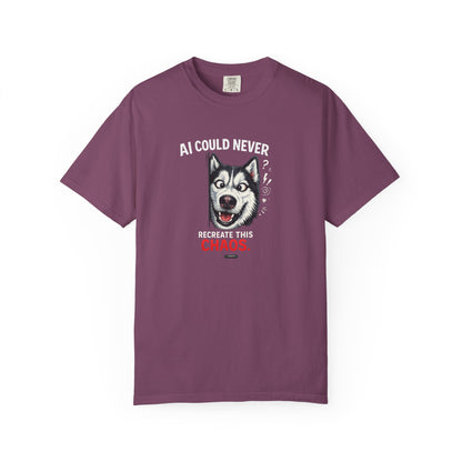 DOG Husky: AI Could Never Recreate This Chaos T-Shirt