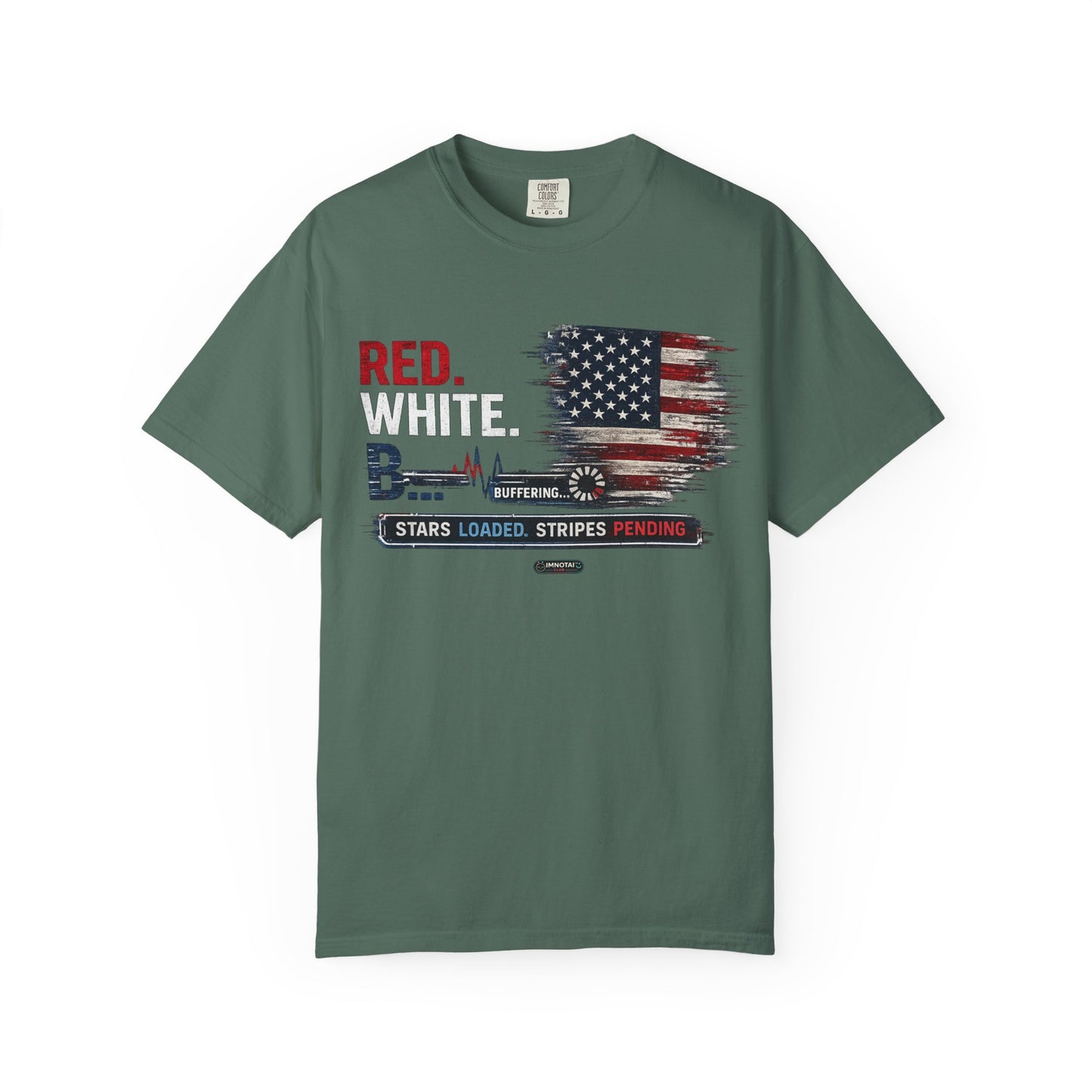 USA Distressed American Flag - Buffering