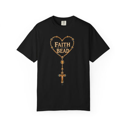DigitalDivine: FAITH On Every Bead Religious Tee