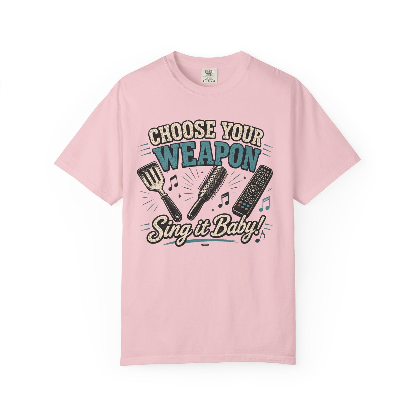 Choose Your Weapon, "Sing It Baby!" Singing & Karaoke Graphic Tee