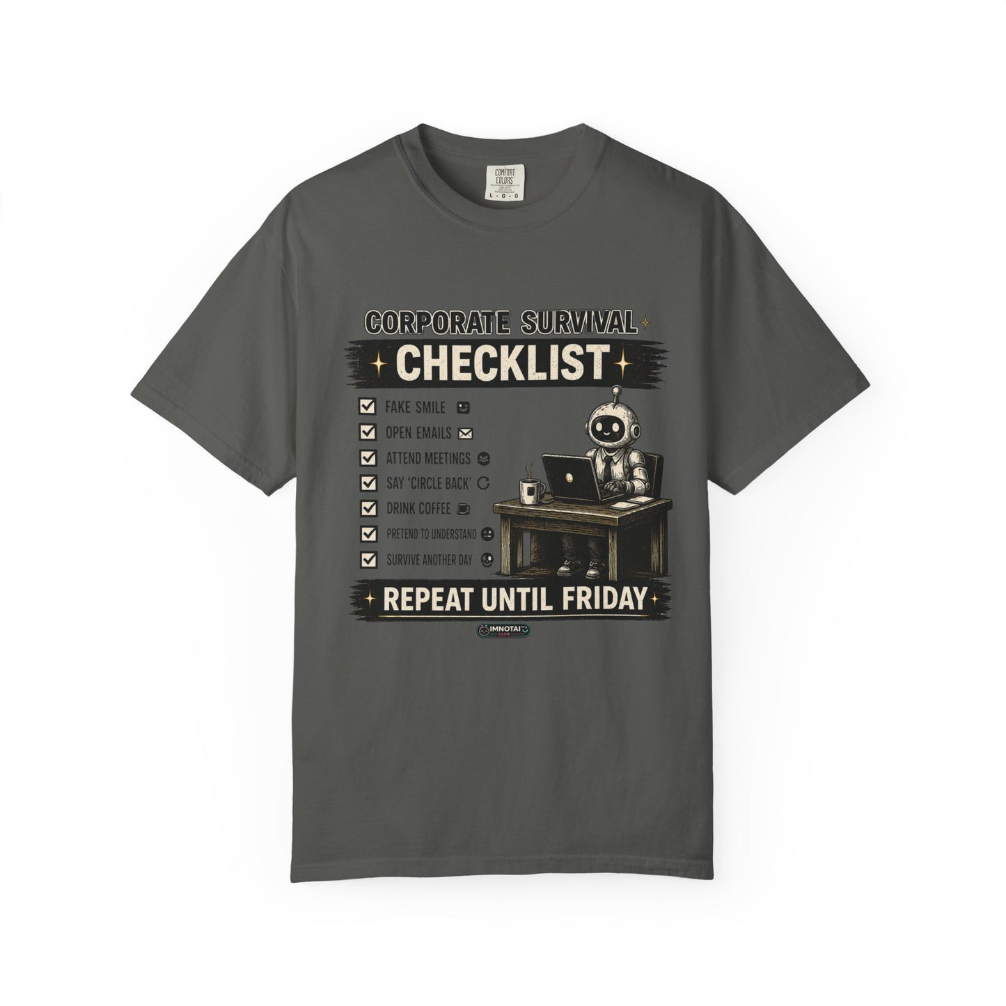 Corporate Survival Checklist T-Shirt