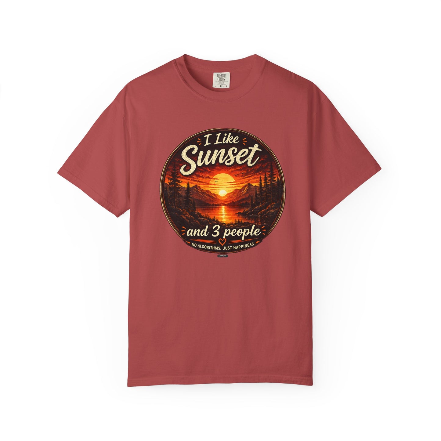 I Like Sunset  and 3 People T-shirt