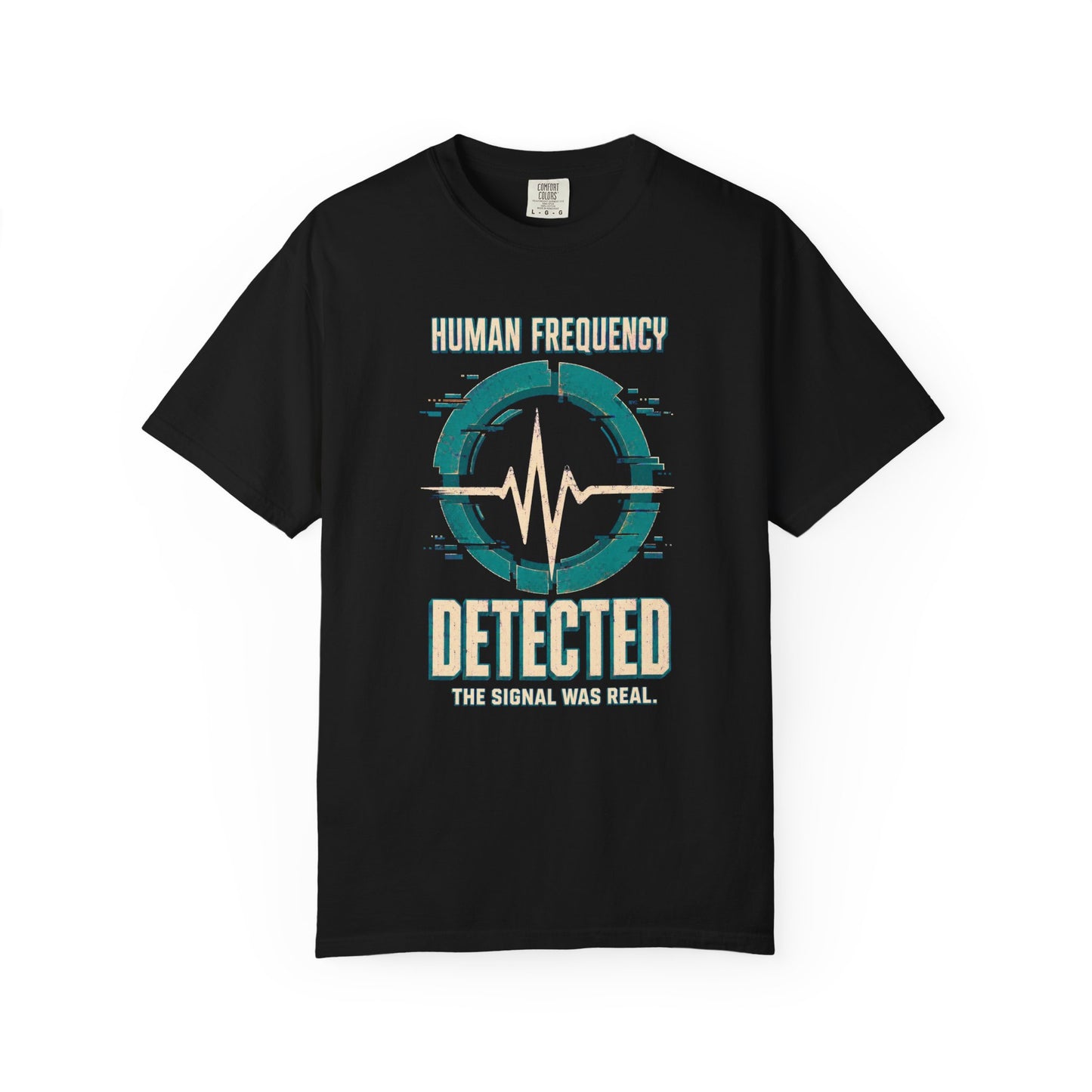 MUSIC: Human Frequency Detected" Graphic Tee