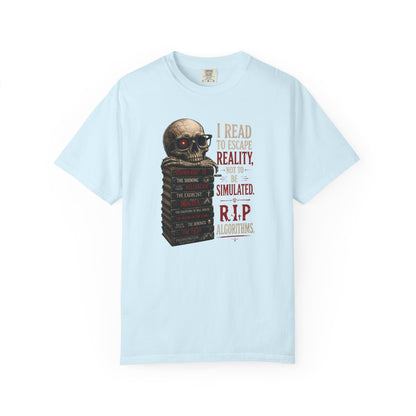 BOOKTee: I Read to Escape Reality Gothic Book Lover Tee