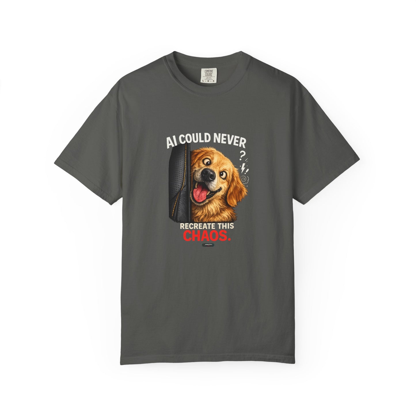 DOG Golden Retriever: AI Could Never Recreate This Chaos T-Shirt