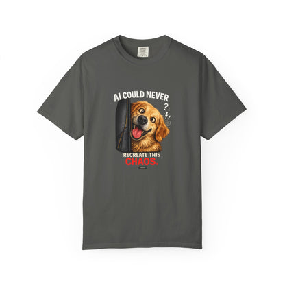 DOG Golden Retriever: AI Could Never Recreate This Chaos T-Shirt
