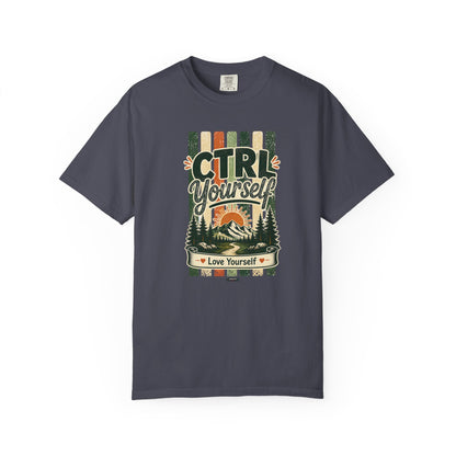 HUMANWARE : CTRL YOURSELF  Retro Nature T-Shirt