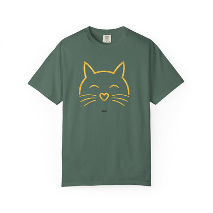 CAT Face T-Shirt — Smiling Kitty Graphic Tee