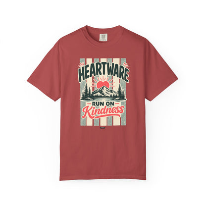 HUMANWARE : HEARTWARE. Run on Kindness. Retro Nature T-Shirt