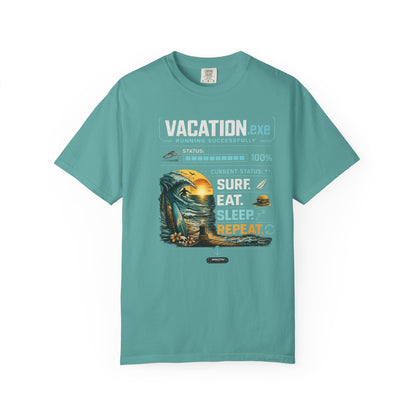 Vacation.exe Surf. Eat. Sleep. Repeat. T-Shirt