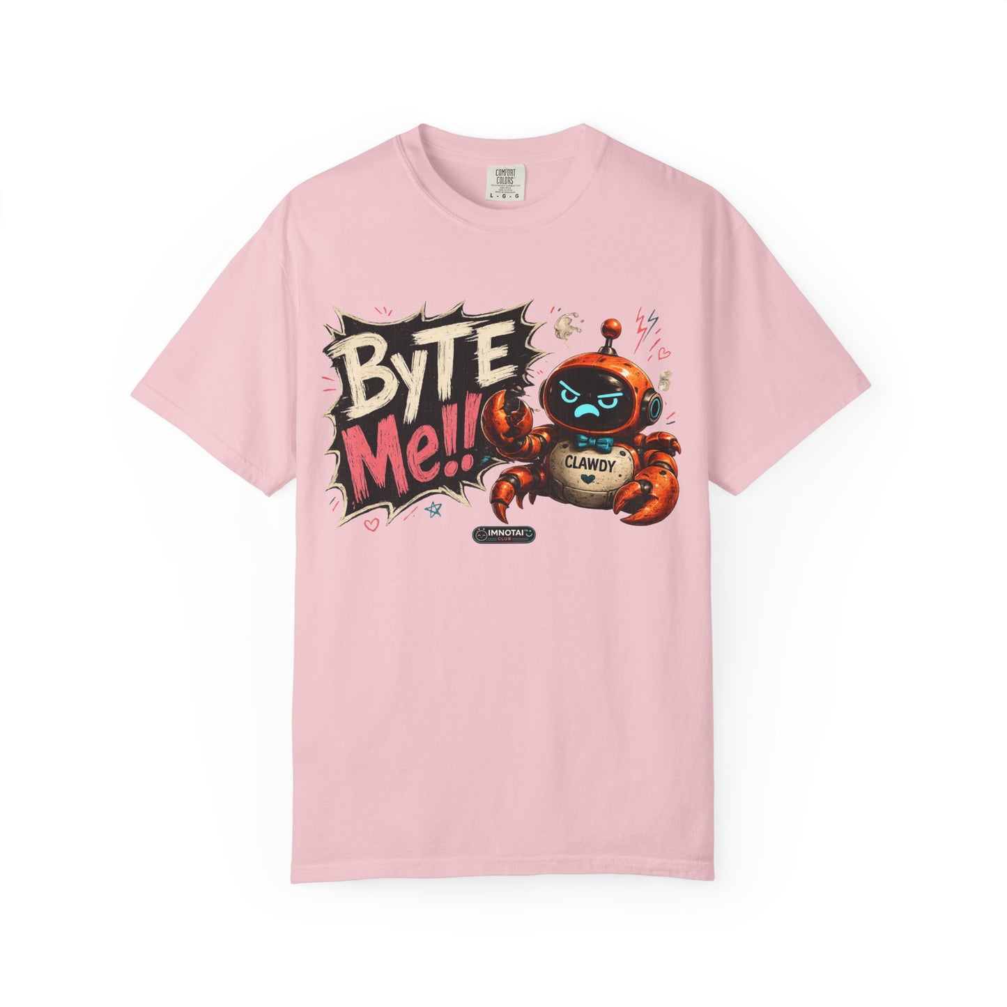 Clawdy "Byte Me" Graphic T-Shirt