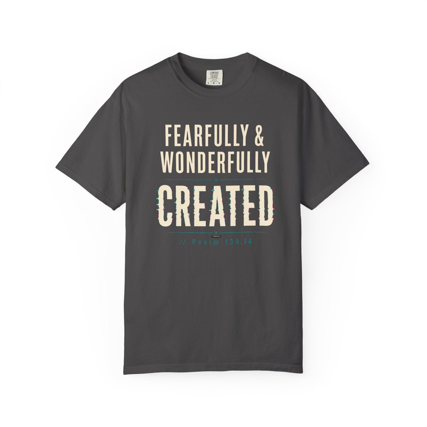 DigitalDivine: Fearfully & Wonderfully Created Faith Graphic Tee