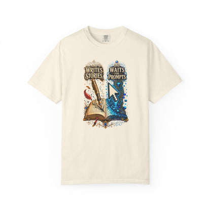BOOKTee: One Writes Stories, One Waits Prompts T-Shirt