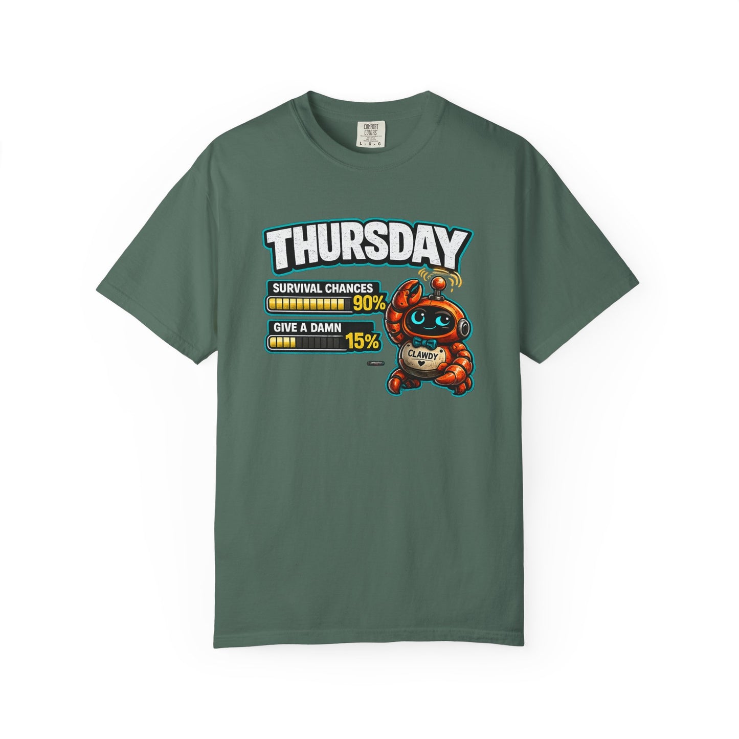 THURSDAY: Survival Chances 90%, Give a Damn 15%