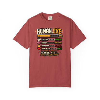 Human.EXE Loading Funny Graphic T-shirt