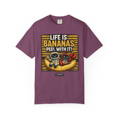 Life Is Bananas. Peel With It!" Retro T-Shirt