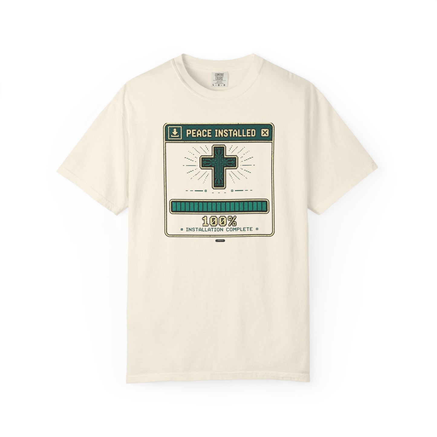 DigitalDivine: Peace Installed Faith Graphic T-Shirt