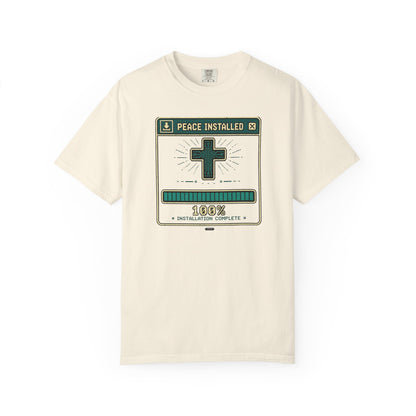 DigitalDivine: Peace Installed Faith Graphic T-Shirt
