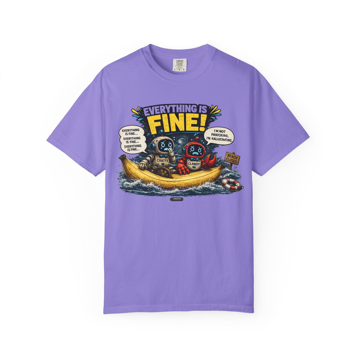 Everything Is Fine! Going Through Hurricane Bananas T-Shirt