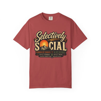 Selectively Social — Vintage Introvert T-Shirt