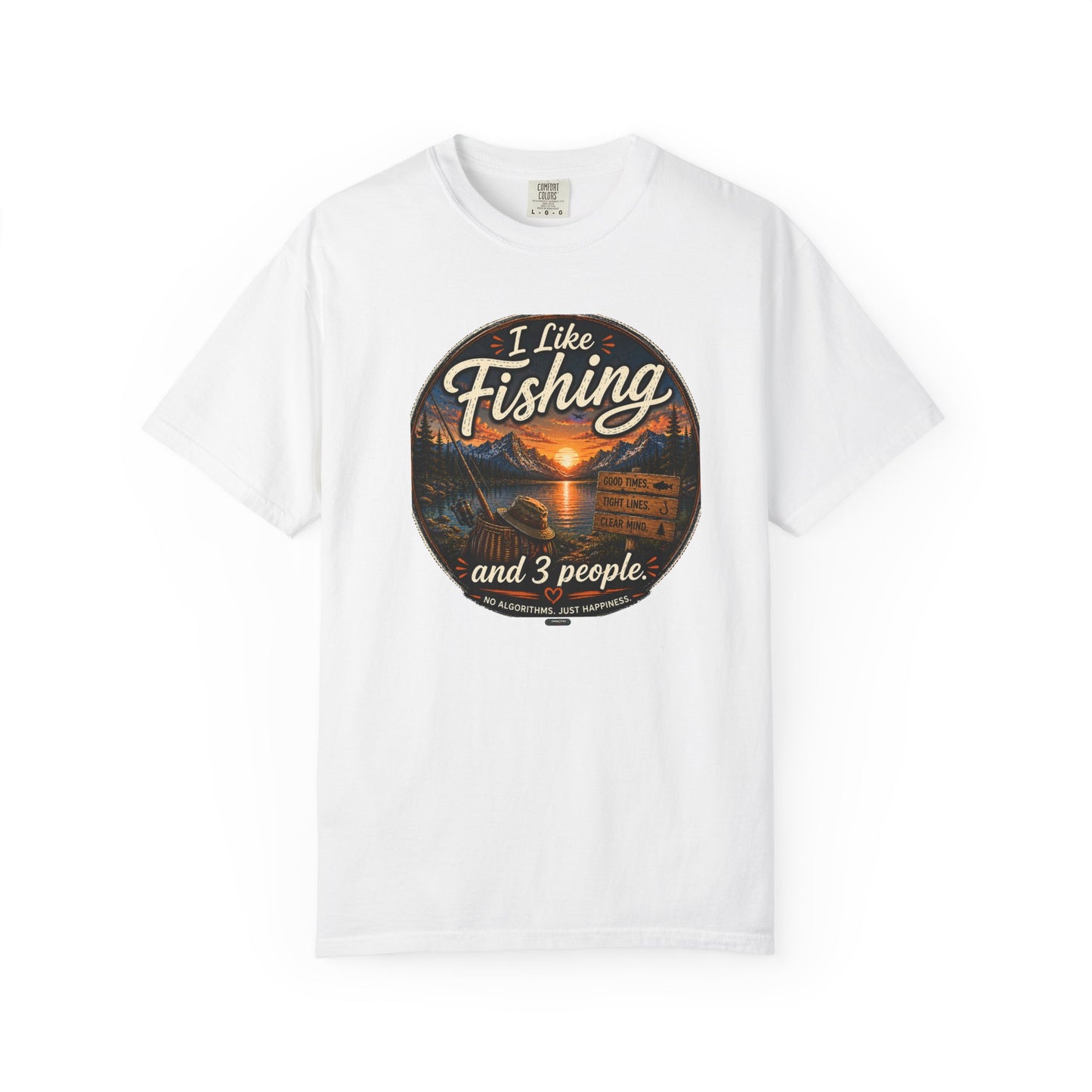 I Like Fishing and 3 People T-shirt