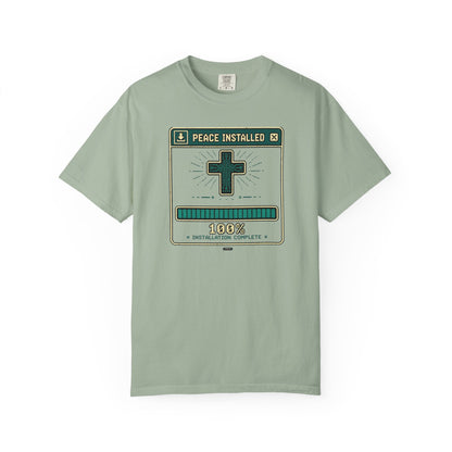 DigitalDivine: Peace Installed Faith Graphic T-Shirt