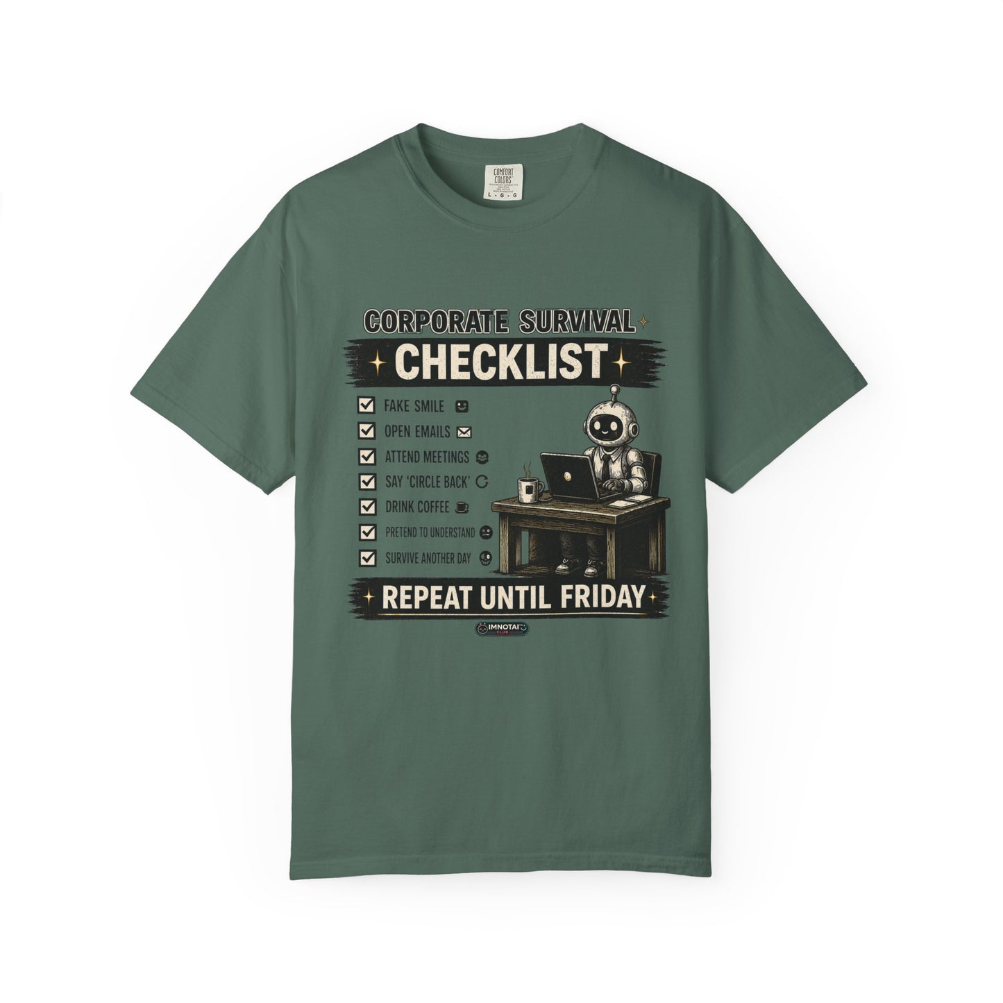 Corporate Survival Checklist T-Shirt