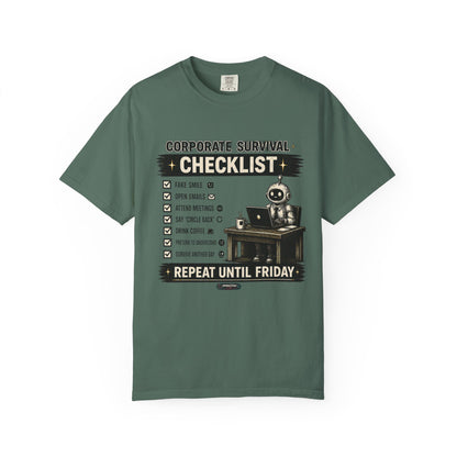 Corporate Survival Checklist T-Shirt