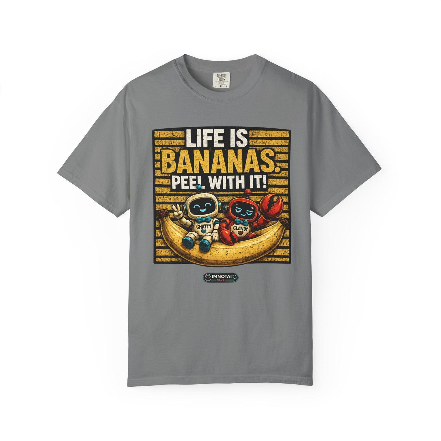 Life Is Bananas. Peel With It!" Retro T-Shirt