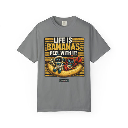 Life Is Bananas. Peel With It!" Retro T-Shirt