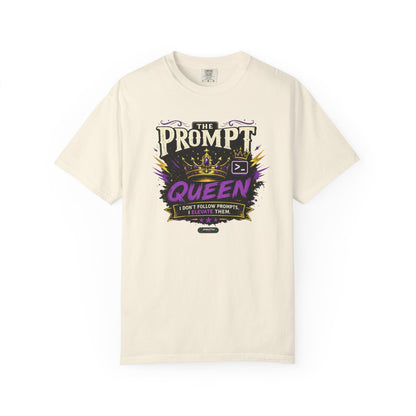 Prompt Queen" Graphic Tee with Crown Design