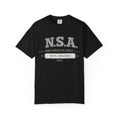 NSA 'Non-Synthetic Adult' 100% Organic T-Shirt