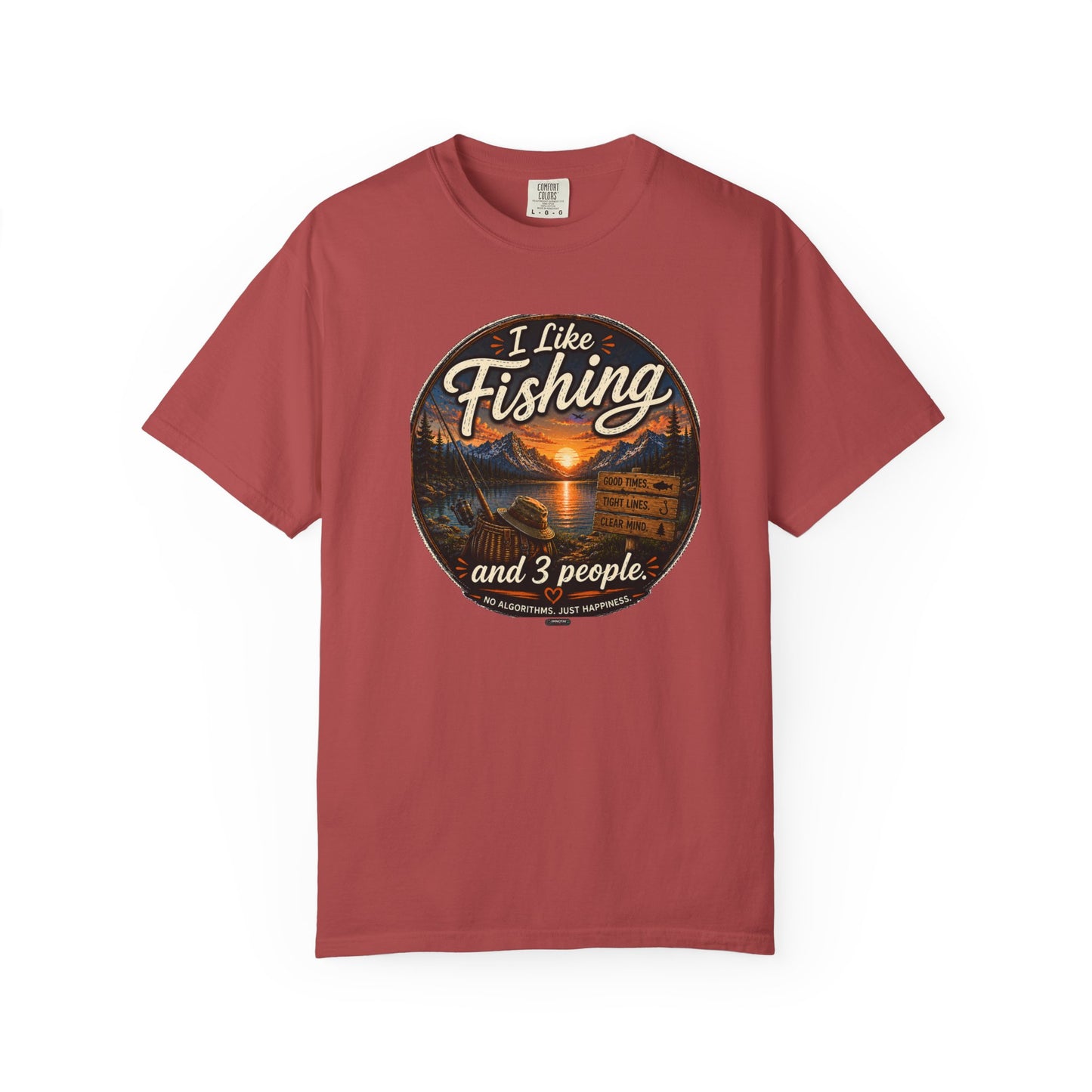 I Like Fishing and 3 People T-shirt