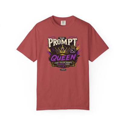 Prompt Queen" Graphic Tee with Crown Design
